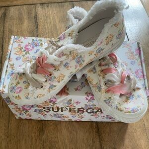Superga Love Shack Fancy Size 8 Brand New!